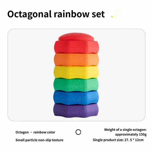 Montessori Bearhug Rainbow Stepping Stones