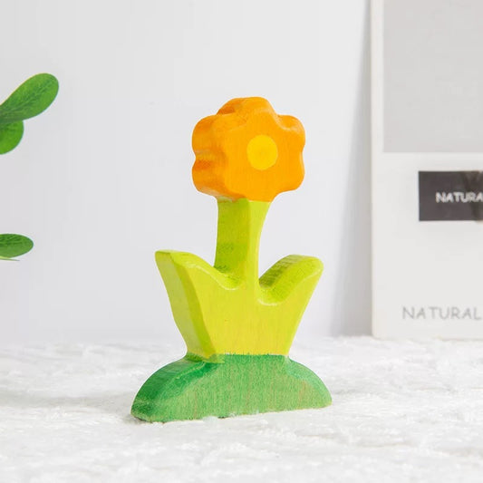 Montessori Rainbow Stacker - Mini Wooden Stacking Toy for Baby Sensory & Early Education