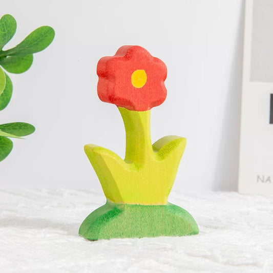 Montessori Rainbow Stacker - Mini Wooden Stacking Toy for Baby Sensory & Early Education