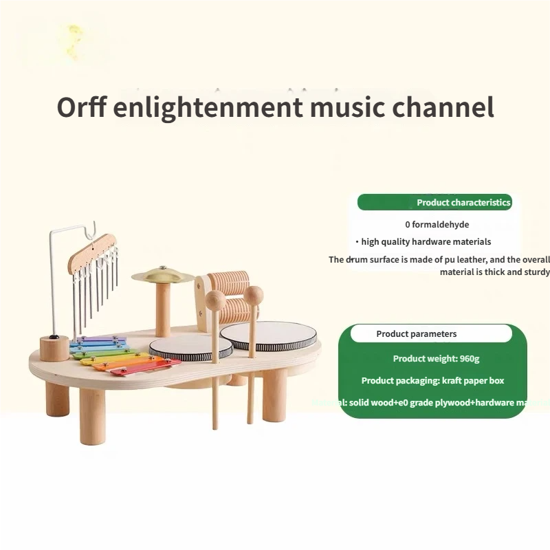 Multifunctional Music Station - All-in-One Musical Activity Center for Toddlers orff-insprired music station