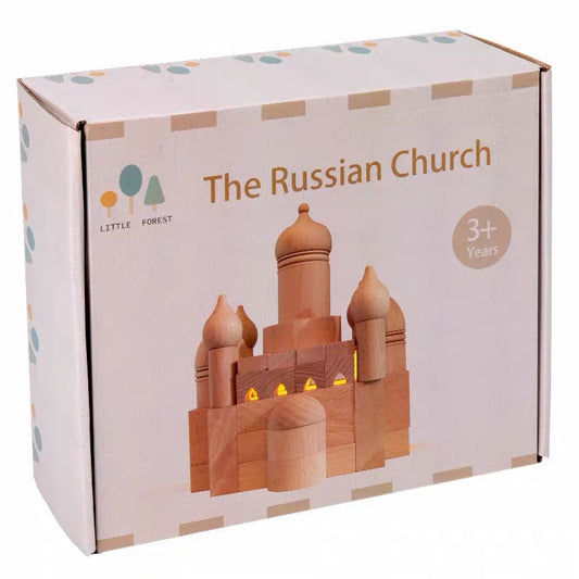 Montessori Bearhug Onion Dome Castle & Roman City Blocks